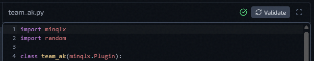 Successful plugin validation